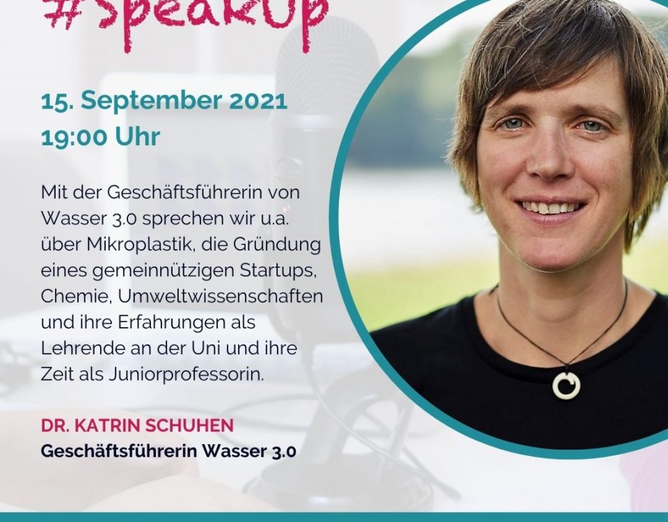 Speakup Information Dr. Katrin Schuhen - Women in Tech - DACH Region
