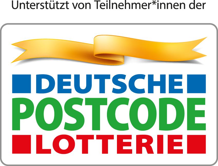 Förderung durch die Teilnehmer:innen / Spieler:innen der Deutschen Postcode Lotterie