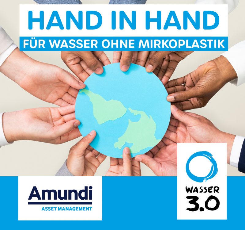 Hand in Hand für Wasser ohne Mikroplastik