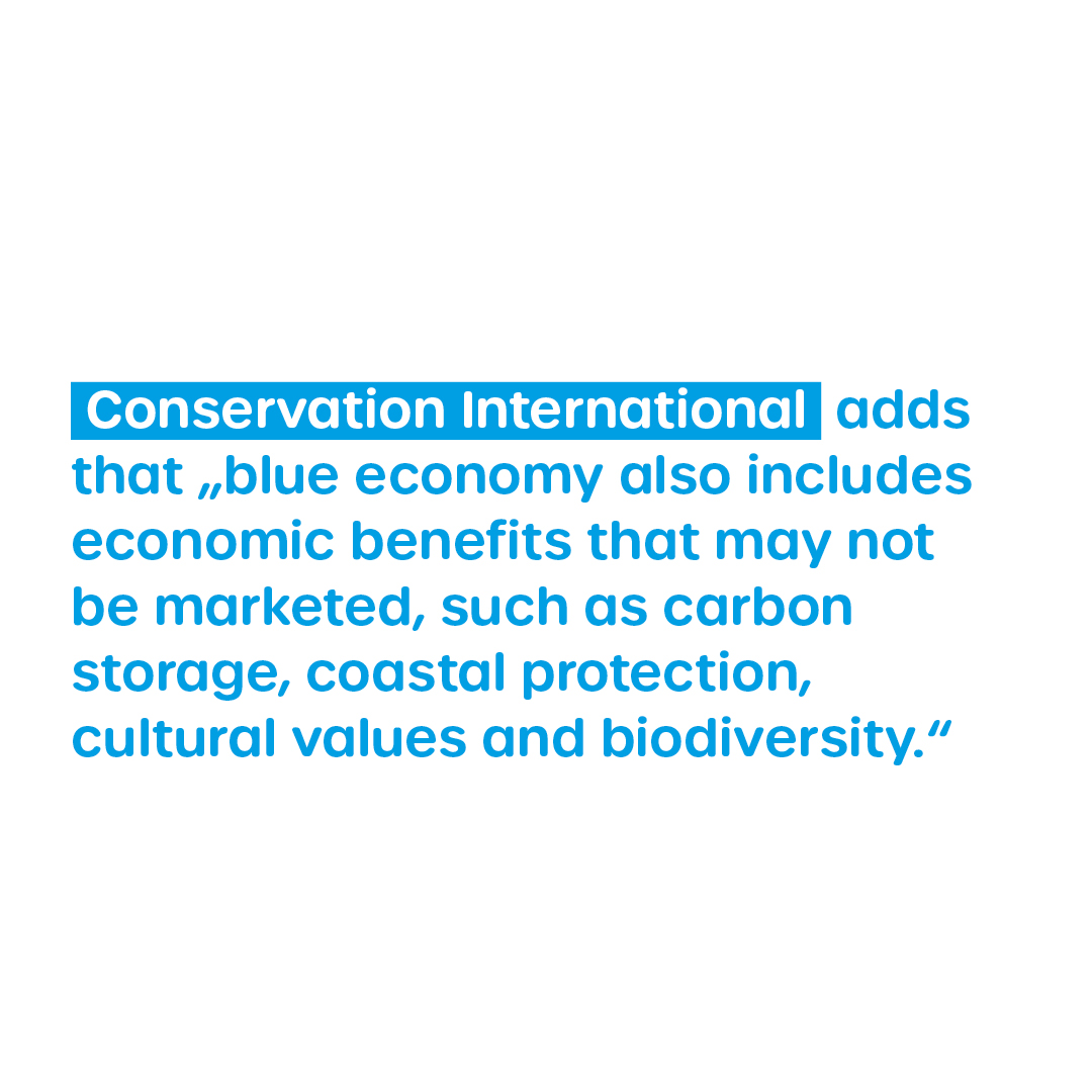 Blue Economy according Conservation International