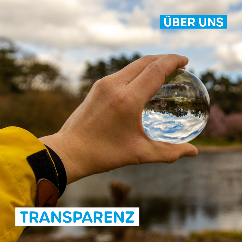 Über uns: Transparenz