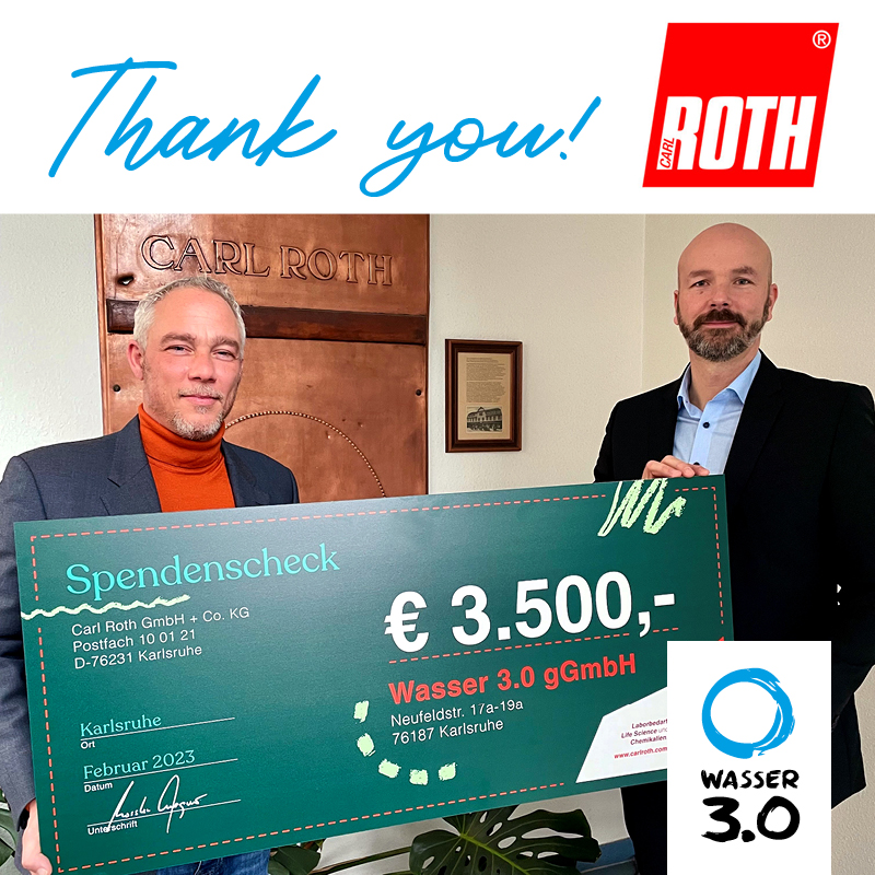 Partner in Mission Carl Roth GmbH + CO. KG Wasser 3.0