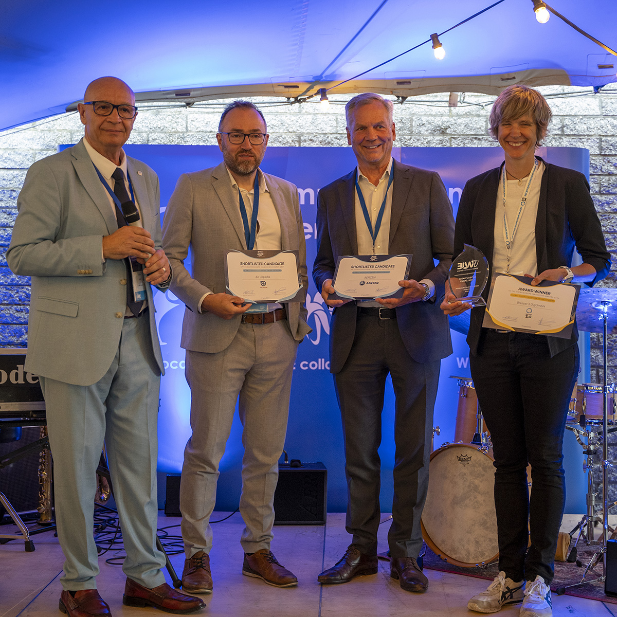 Wasser 3.0 receives the Global Water Challenge Award from Water Europe | Copyright Water Europe