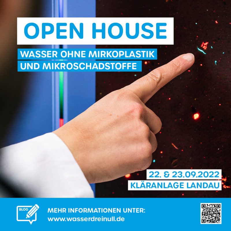 Open House auf der Kläranlage in Landau - Mikroplastik Servicelab