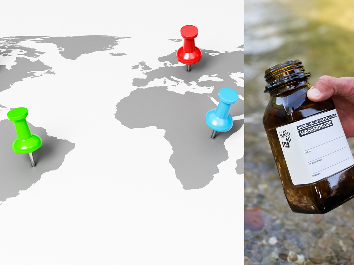 Global Map of Microplastics und Mikroplastik Mapping
