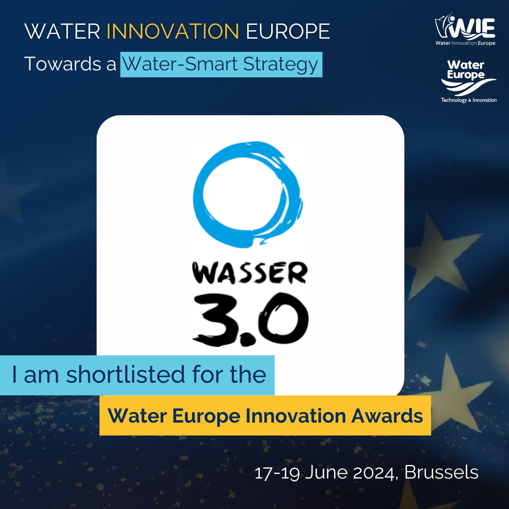 Water Eruope Innovation Award 2024 - Nomination