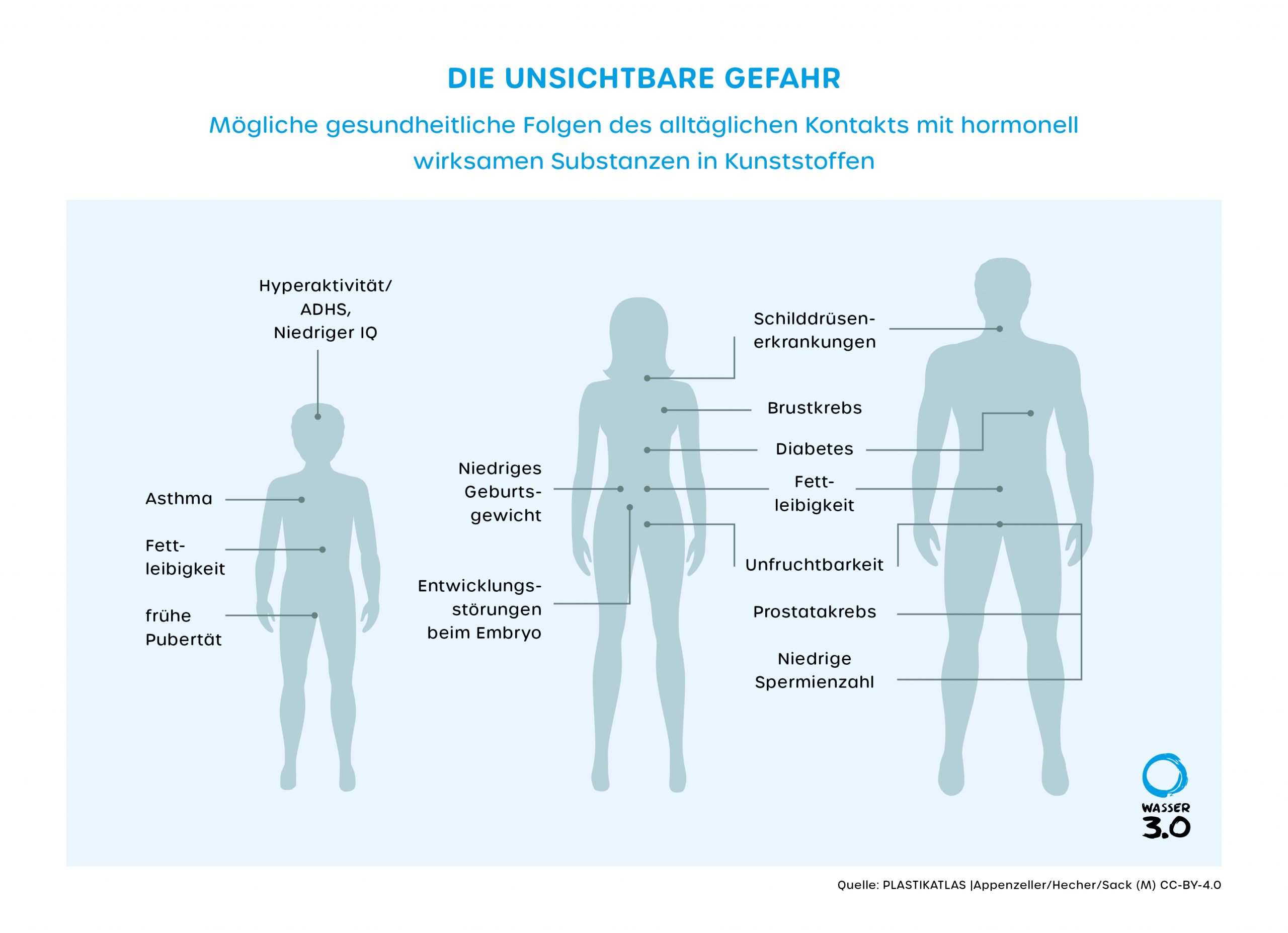 Verhalten von Mikroplastik im Wasser