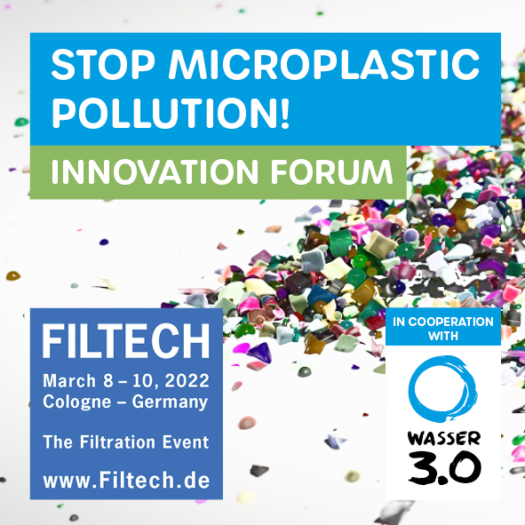 Filtech 2022 - STOP MIKROPLASTI POLLUTION - Innovationsforum