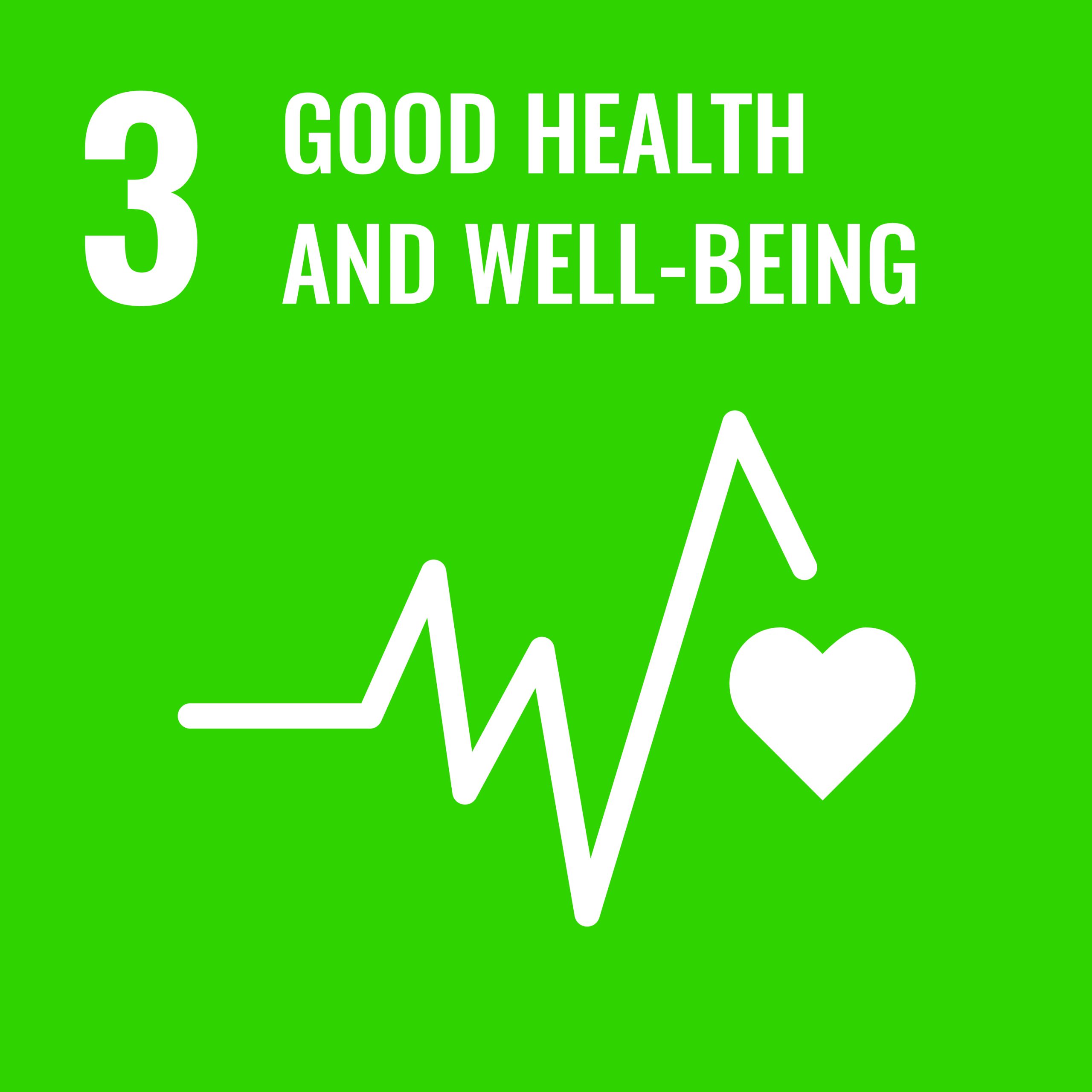 Good health and wellbeing - SDG 3