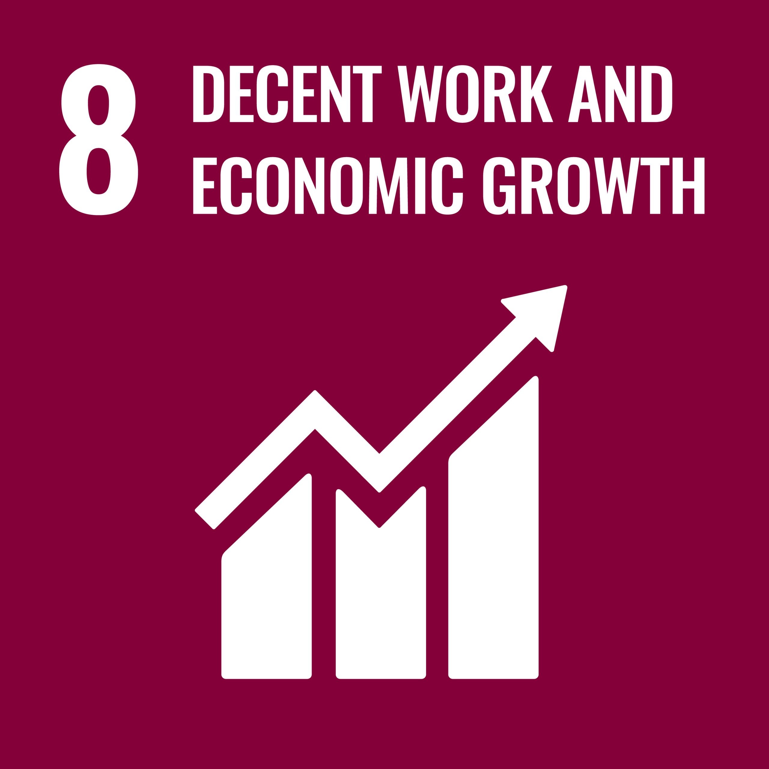 Decent work and economic growth - SDG 8
