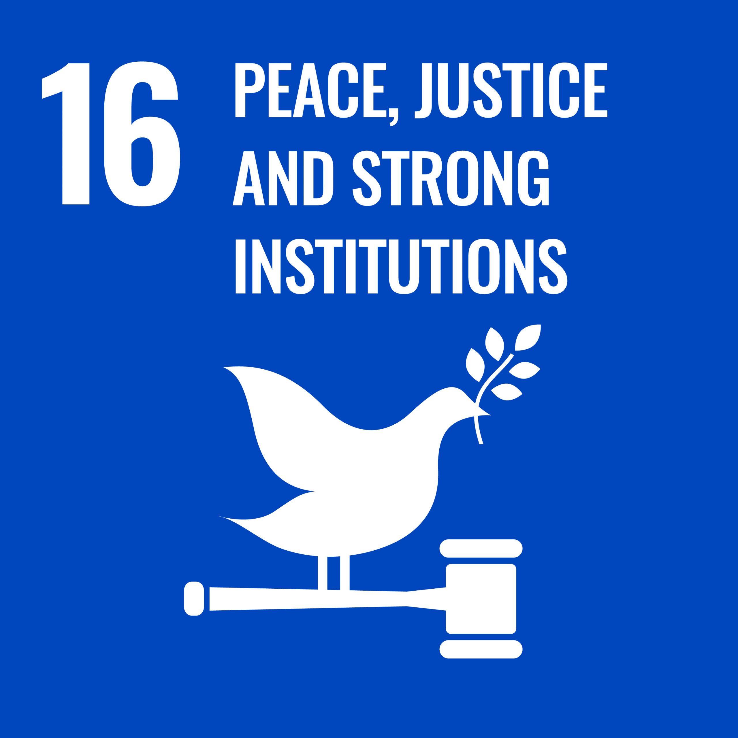 Peace Justice and Strong institutions - SDG 16