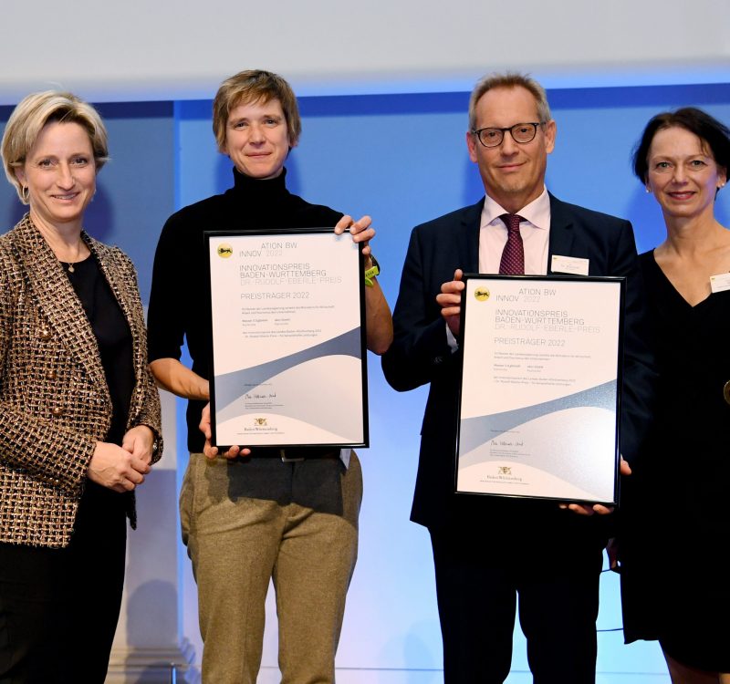 Innovationspreis BW 2022 an Wasser 3.0 und abcr