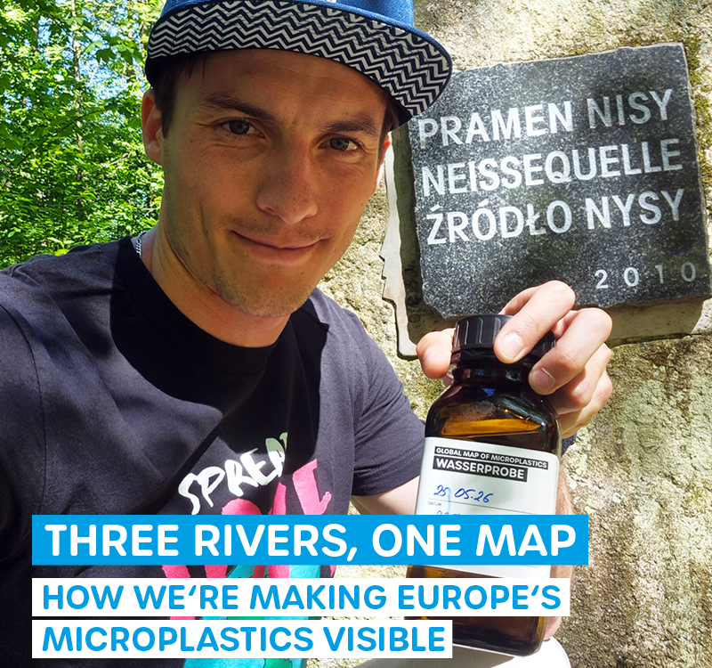 Oleg beim Mikroplastik Mapping