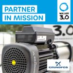 Partner in Mission - Grundfos liefert Pumpen für unsere Anlagen