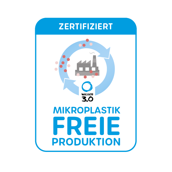 Mikroplastikfreie Produktion Zertifikat