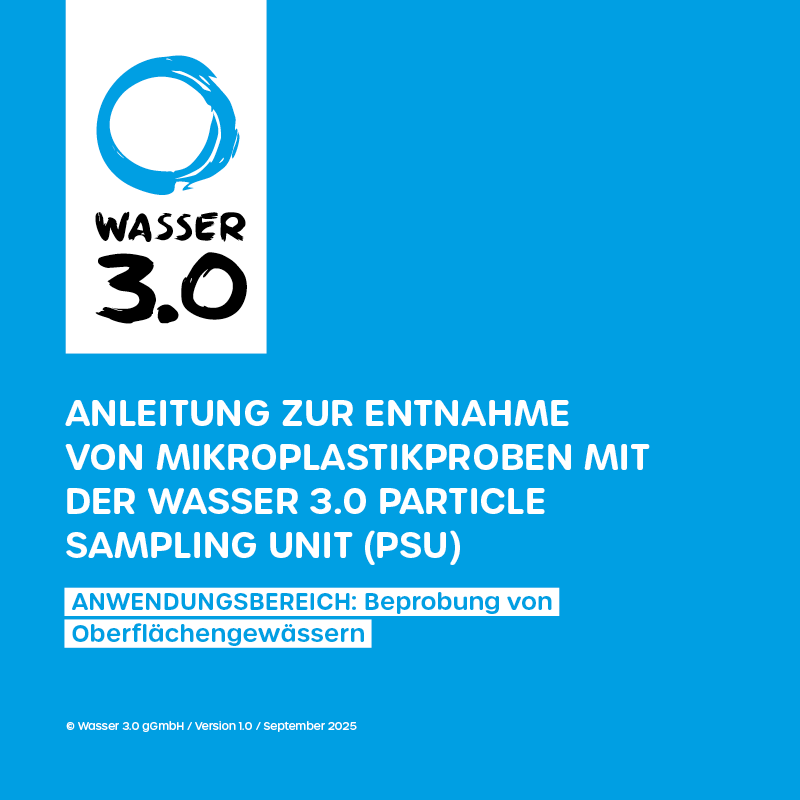 PSU Probennahme im Gewässer